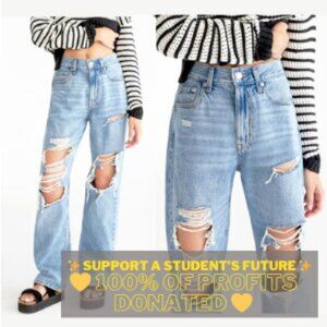 Aeropostale Baggy Mom Jeans – Help a Student Stay in School (Fundraiser)
